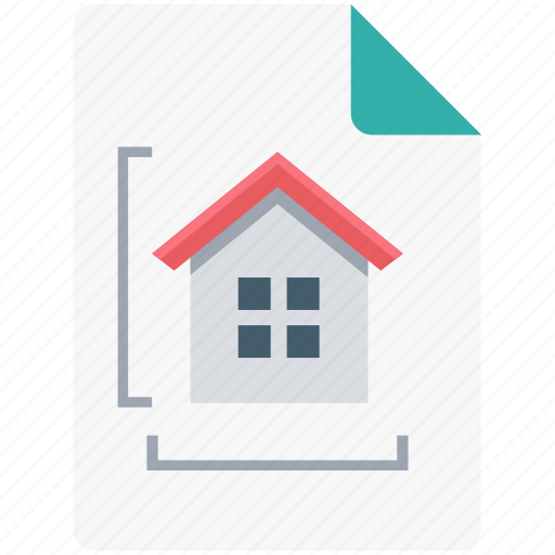 Architecture, blueprint, construction map, document, file, house plan icon - Download on Iconfinder