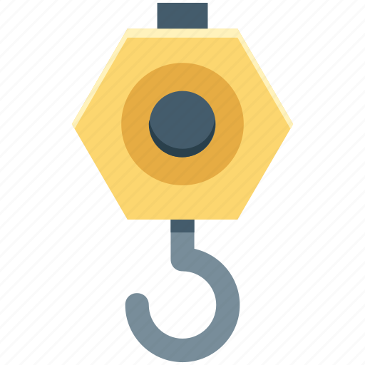 Container lifter, crane lifter, harbor pulley, lifting pulley, weight holder icon - Download on Iconfinder