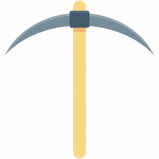 Costumes accessories, grim tool, pickaxe, reaper, scythe tool icon - Download on Iconfinder