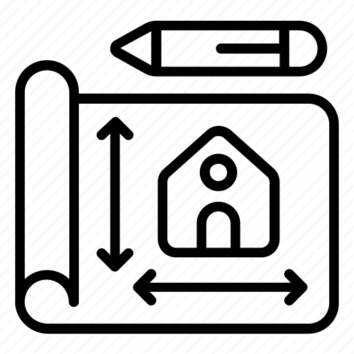 Blueprint, civil, construction, house, plan, planning icon - Download on Iconfinder