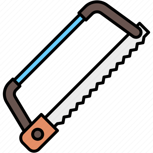 Hack saw, saw, tool, construction icon - Download on Iconfinder