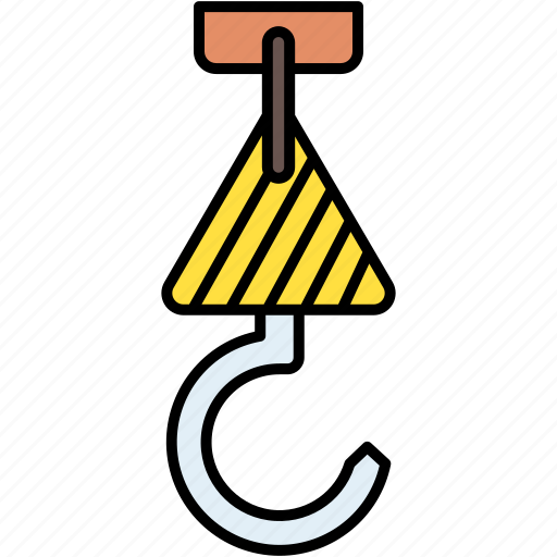 Hook, crane, construction, equipment icon - Download on Iconfinder