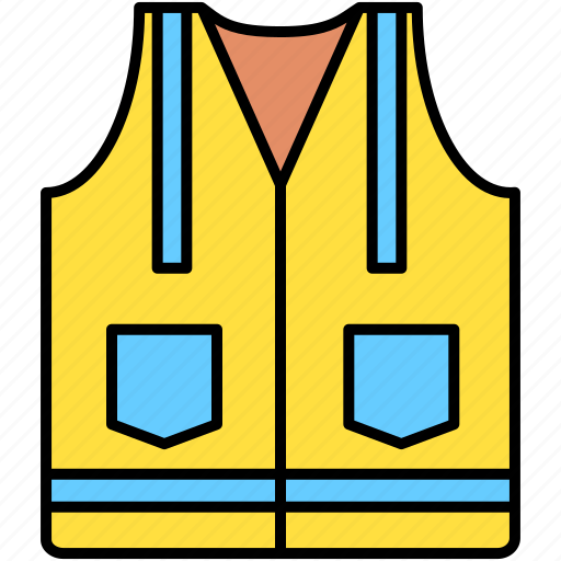 Life jacket, safety jacket, lifesaver, safety icon - Download on Iconfinder