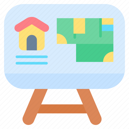 Planning, house, presentation, project, visualisation icon - Download on Iconfinder