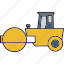 construction, heavy vehicle, tractor icon 
