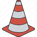 cone, construction, road icon