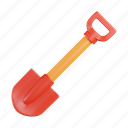 shovel, tool, spade, construction, equipment, garden 