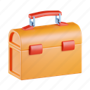 toolbox, toolkit, box, construction, equipment, tools 