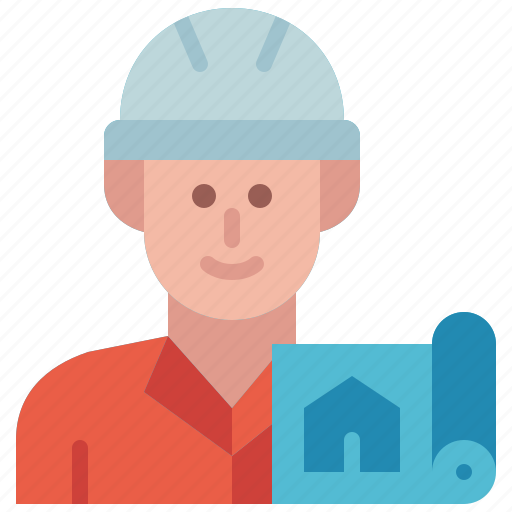 Architect, man, engineer, avatar, construction, user, contractor icon - Download on Iconfinder