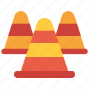 cone, traffic, safety, bollard, road, construction, post