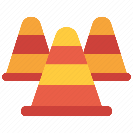 Cone, traffic, safety, bollard, road, construction, post icon - Download on Iconfinder