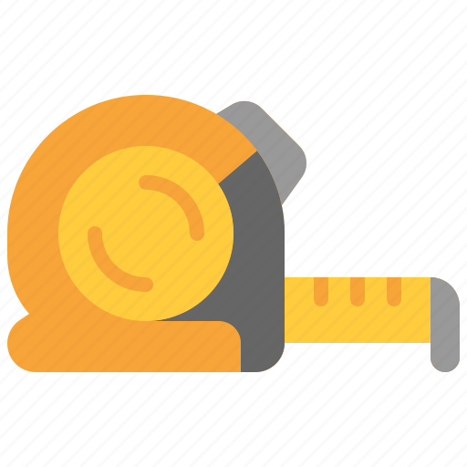 Tape, measure, tool, scale, construction, measurement, work icon - Download on Iconfinder