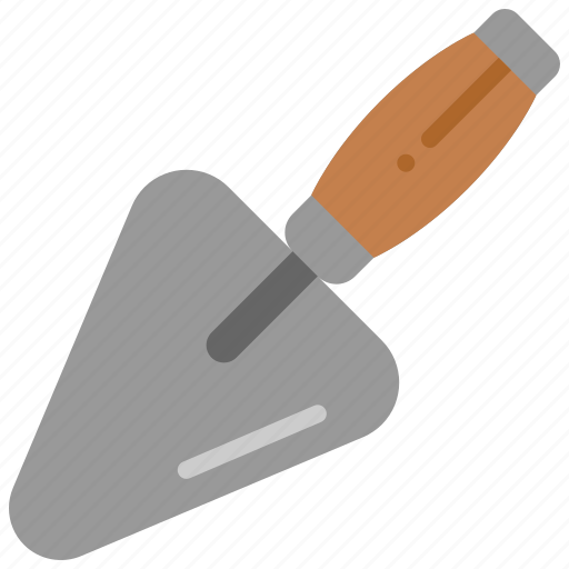 Trowel, cement, tool, work, construction, equipment, plastering icon - Download on Iconfinder