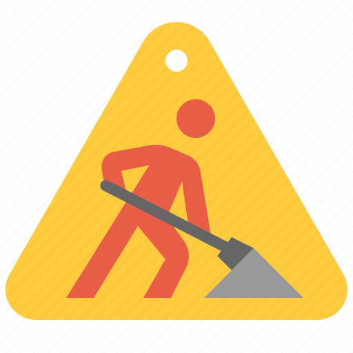 Work, in, progress, under, construction, sign, caution icon - Download on Iconfinder