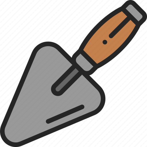 Trowel, cement, tool, work, construction, equipment, plastering icon - Download on Iconfinder