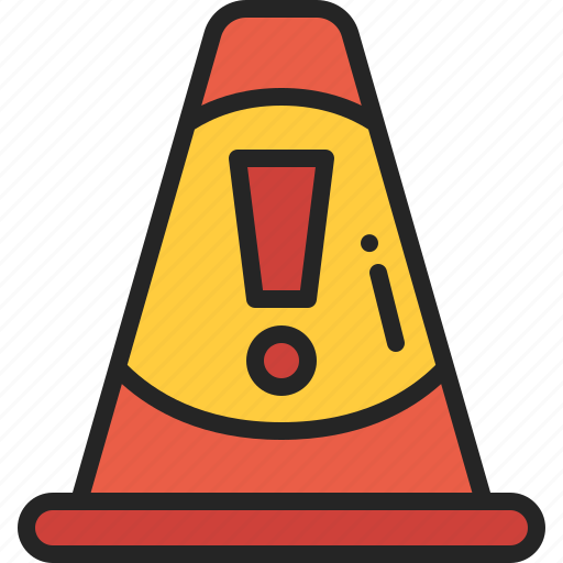 Work, accident, construction, cone, safety, exclamation, industry icon - Download on Iconfinder