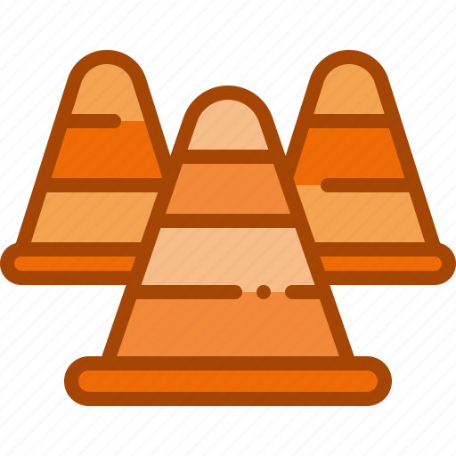 Cone, traffic, safety, bollard, road, construction, post icon - Download on Iconfinder