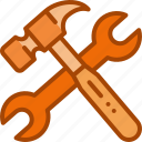 construction, tool, wrench, hammer, repair, equipment, industry