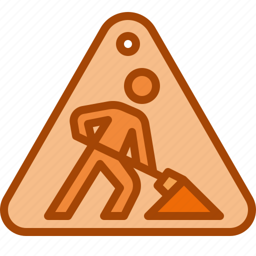 Work, in, progress, under, construction, sign, caution icon - Download on Iconfinder