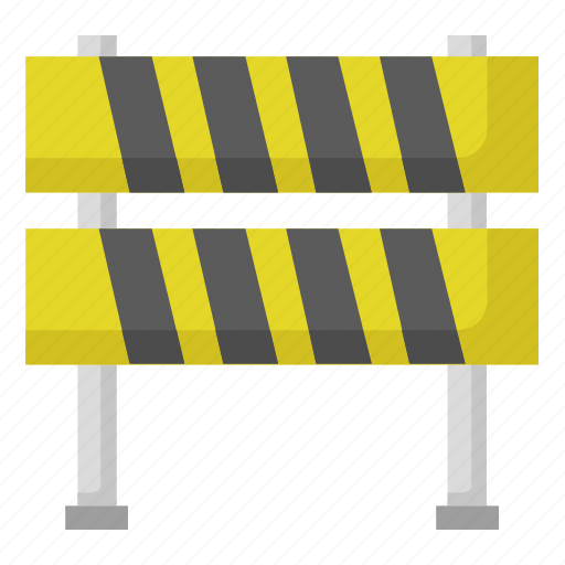 Roadblock, warning, barrier, road, street icon - Download on Iconfinder