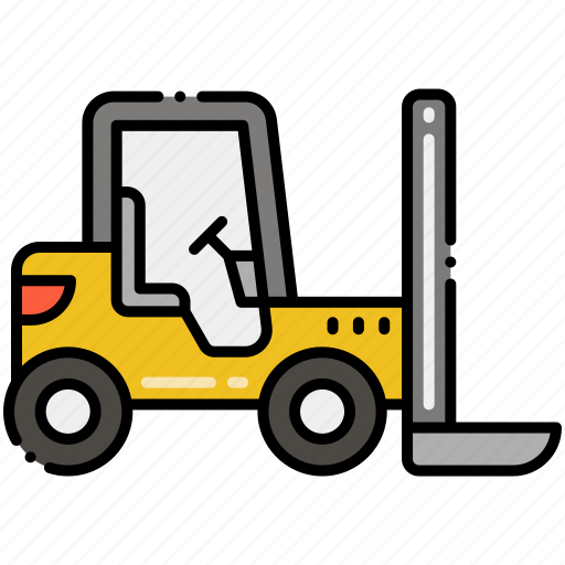 Construction, forklift, vehicle icon - Download on Iconfinder