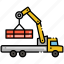 construction, manipulator, truck, vehicle 
