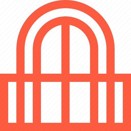 Arch, archway, balcony, exterior, porch, window icon - Download on Iconfinder