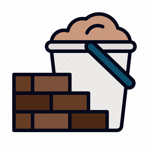 Construction, material, building, brick, and, tools, materials icon - Download on Iconfinder