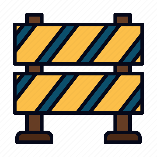 Construction, sign, under, safety, warning, caution, barrier icon - Download on Iconfinder