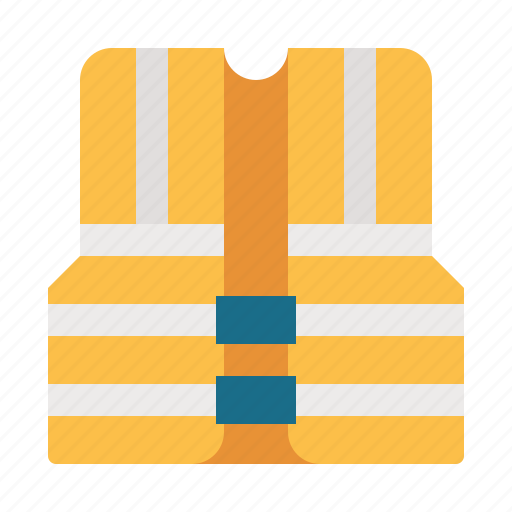 Safety, vest, construction, tools, lifejacket, protection, fashion icon - Download on Iconfinder