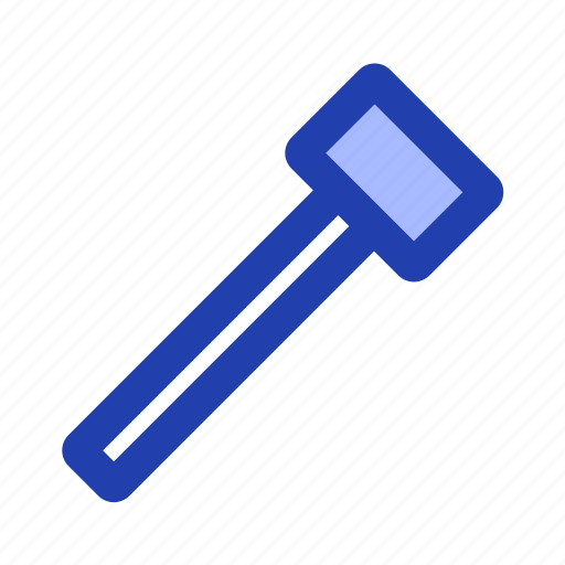 Hammer, construction, tool, rubber icon - Download on Iconfinder