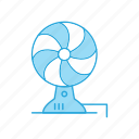 coldness, cooler, cooling, device, electric, fan, table