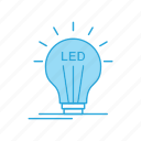 bulb, idea, led, light