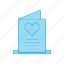 document, file, heart, love 