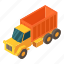 cargo, delivery, isometric, object, transport, truck, van 