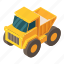 cargo, delivery, isometric, object, transport, truck, van 