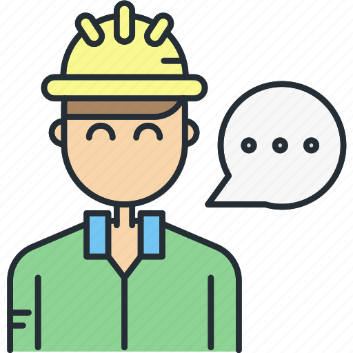 Architecture, construction, constructor, dialog, work icon - Download on Iconfinder