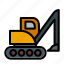 construction, equipment, excavator, tools, vehicle 