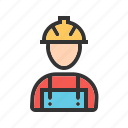 builder, construction, engineer, helmet, labor, man, worker