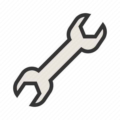 Construction, equipment, hardware, metal, tool, work, wrench icon - Download on Iconfinder