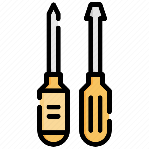 Screwdriver, furniture, and, household, construction, tools, home icon - Download on Iconfinder