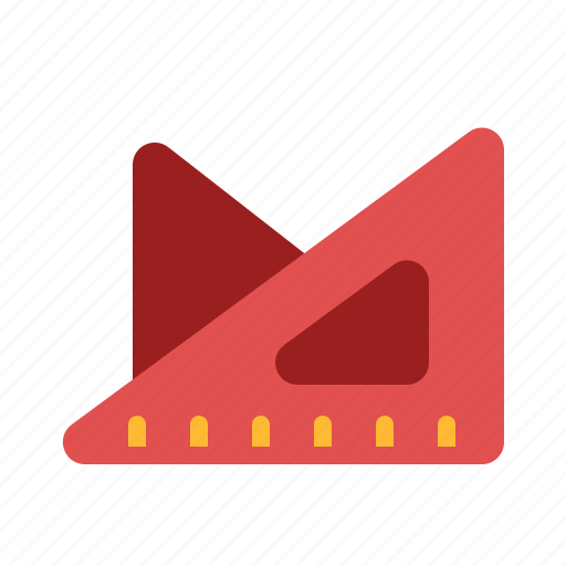 Rulers, construction, tool, triangle icon - Download on Iconfinder