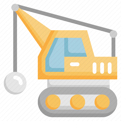 Demolition, weight, building, trade, demolitions, construction icon - Download on Iconfinder