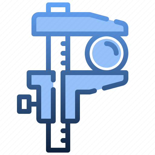 Caliper, vernier, measurement, construction, and, tools, home icon - Download on Iconfinder