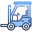 forklift, lift, truck, shipping, and, delivery, transportation, industry 