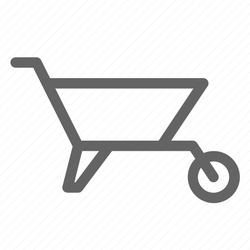 Cart, construction, wheelbarrow icon - Download on Iconfinder