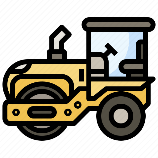 Cargo, compaction, construction, equipment, transport, truck, trucking icon - Download on Iconfinder