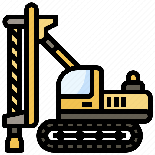 Boring, cargo, construction, machine, transport, trucking, trucks icon - Download on Iconfinder