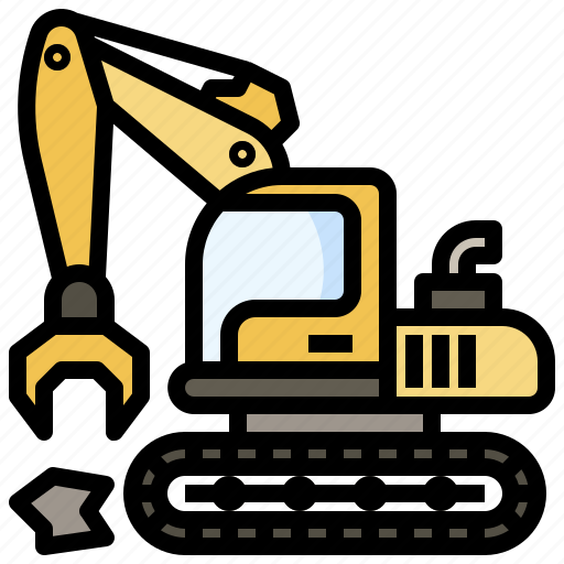 Construction, demolish, demolishing, equipment, heavy, machinery, tools icon - Download on Iconfinder