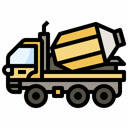 Cargo, construction, mixer, transport, truck, trucking, trucks icon - Download on Iconfinder